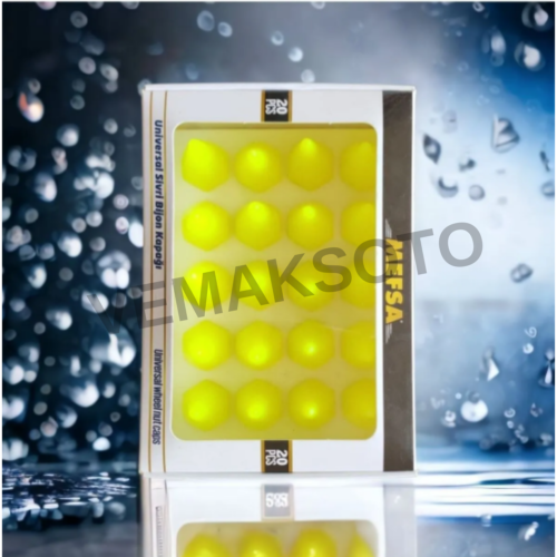 Sivri Mermi Bijon Kapağı Sarı 17mm